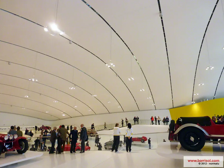 Curva branca sobre a exposição — Itália
