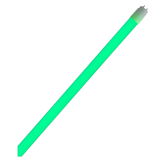 Lâmpada LED Tubo T8 120cm Bivolt 18W Verde CTB