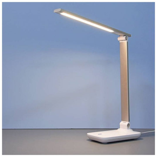 Luminária de Mesa Abajur LED Office 6,5W Alumínio Escovado Regulável Nordecor
