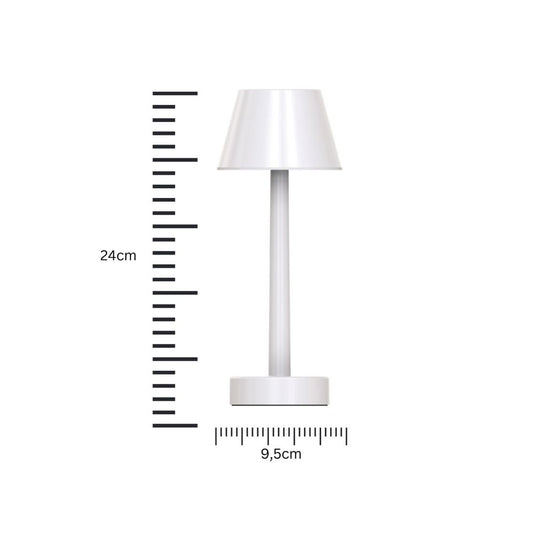 Luminária de Mesa LED Firenzi 3W Branca RGB IP54 Gaya