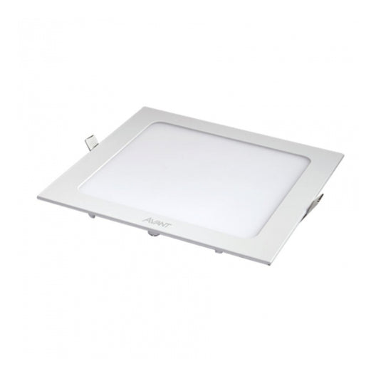 Painel LED Embutir 18W Quadrado Branco Quente 3000K Avant