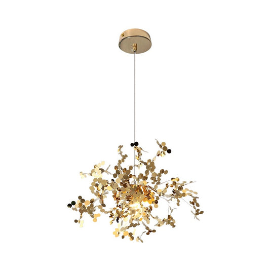 Pendente Fiama 3W Dourado Ø40x40x340cm Cabo 3m IP20 OR1998 Orluce
