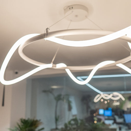 Pendente LED Ivair Cin 38W Branco 3000K Quente IP20 Nordecor