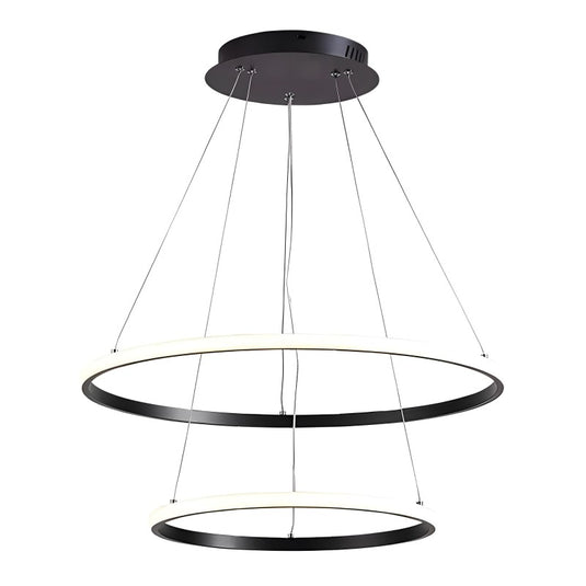 Pendente LED LP-402P 48W Preto 3 em 1 3000/4000/6500K Nitrolux