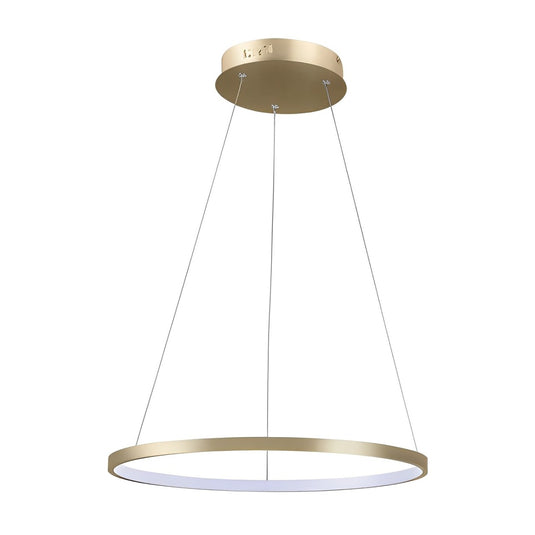 Pendente Orlo LED 20W Champagne 3000K Usina