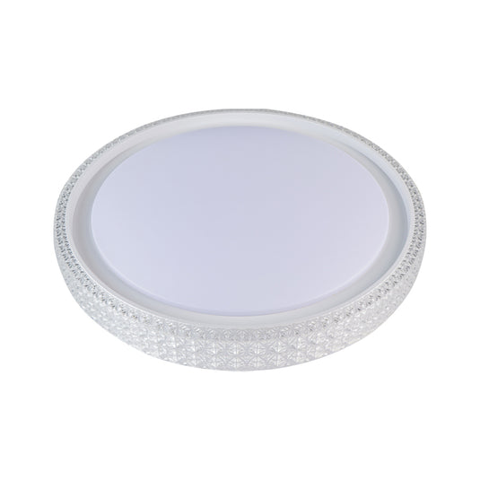 Plafon Kenle LED 36W Sobrepor Redondo 50cm 3000K/4000K/6500K com Controle Branco Nordecor